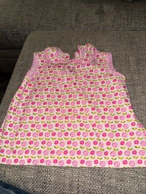 Red Beans Pink Floral Toddler Dress Top Size 5